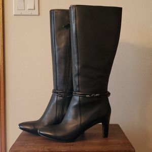 New tall black boots